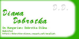 diana dobrotka business card