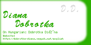 diana dobrotka business card